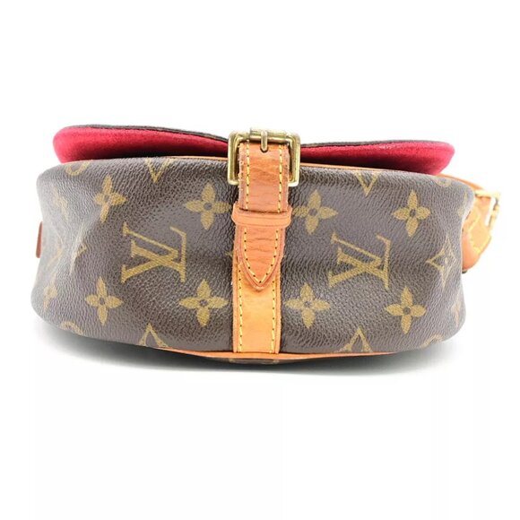 LOUIS VUITTON LV Tambourine Shoulder Bag Monogram Leather Brown M51179 18YE559 - Picture 6 of 15